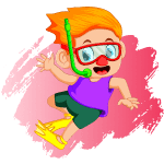 Swim and play icon