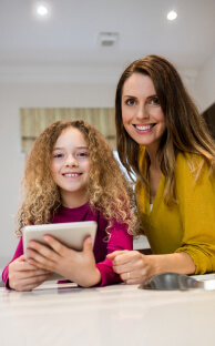 Parent and daughter